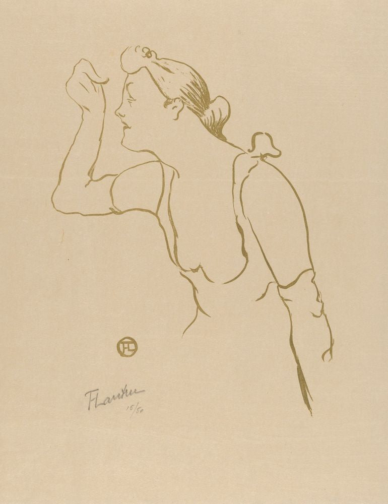 Paula Brébion (from Le Café Concert) - by Edward Ancourt