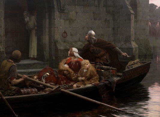 In Time of Peril - by Edmund Leighton