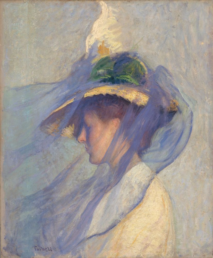 The Blue Veil - by Edmund C. Tarbell