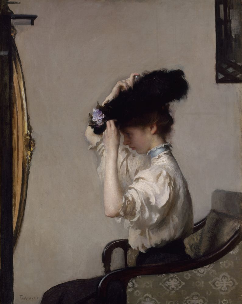 Preparing for the Matinee - by Edmund C. Tarbell