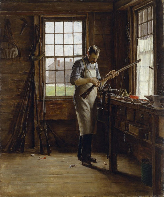 The Gunsmith Shop - by Edgar Melville Ward