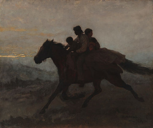 A Ride for Liberty-The Fugitive Slaves - by Eastman Johnson