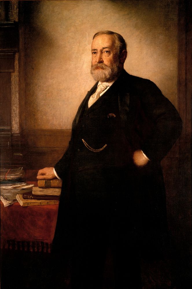 Benjamin Harrison - by Eastman Johnson