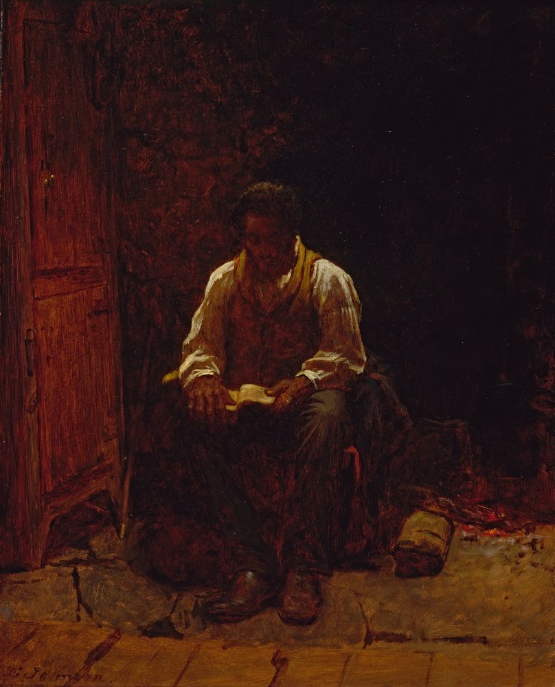 The Lord Is My Shepherd - by Eastman Johnson