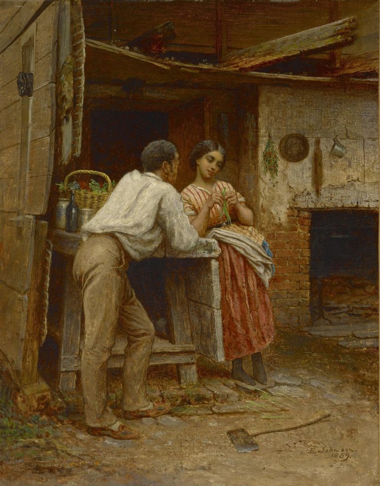 Southern Courtship - by Eastman Johnson