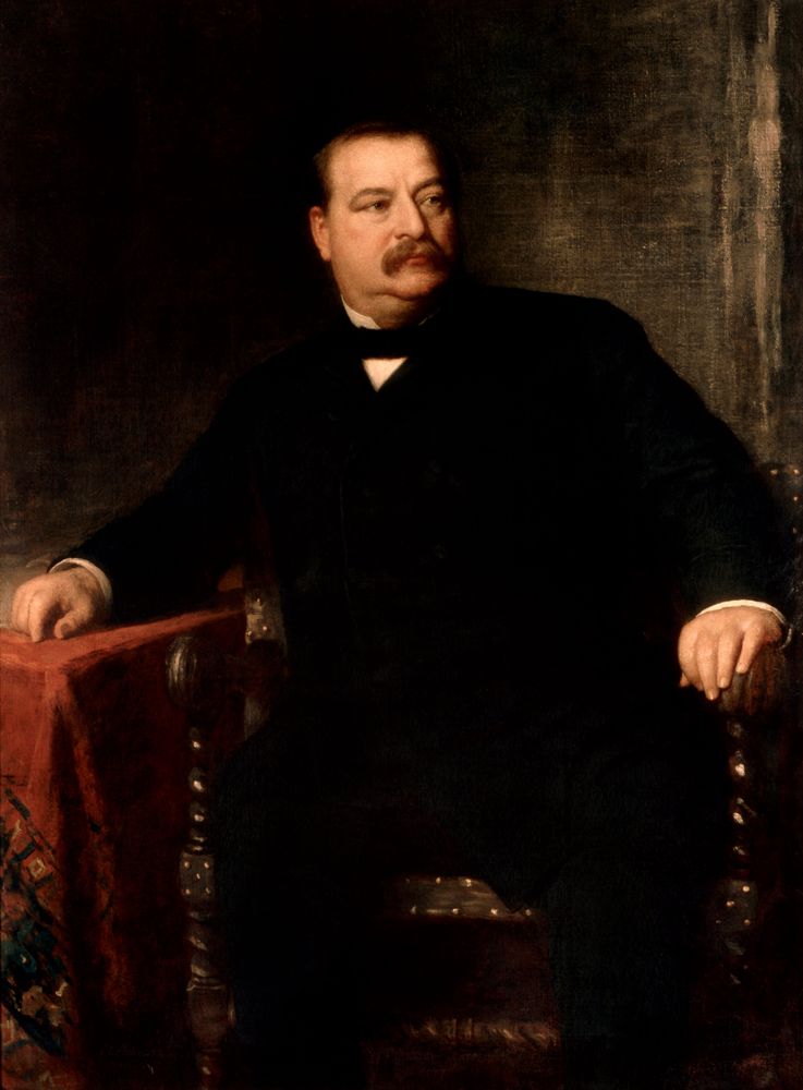 Grover Cleveland - by Eastman Johnson