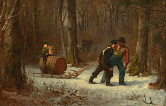 On Their Way to Camp - by Eastman Johnson