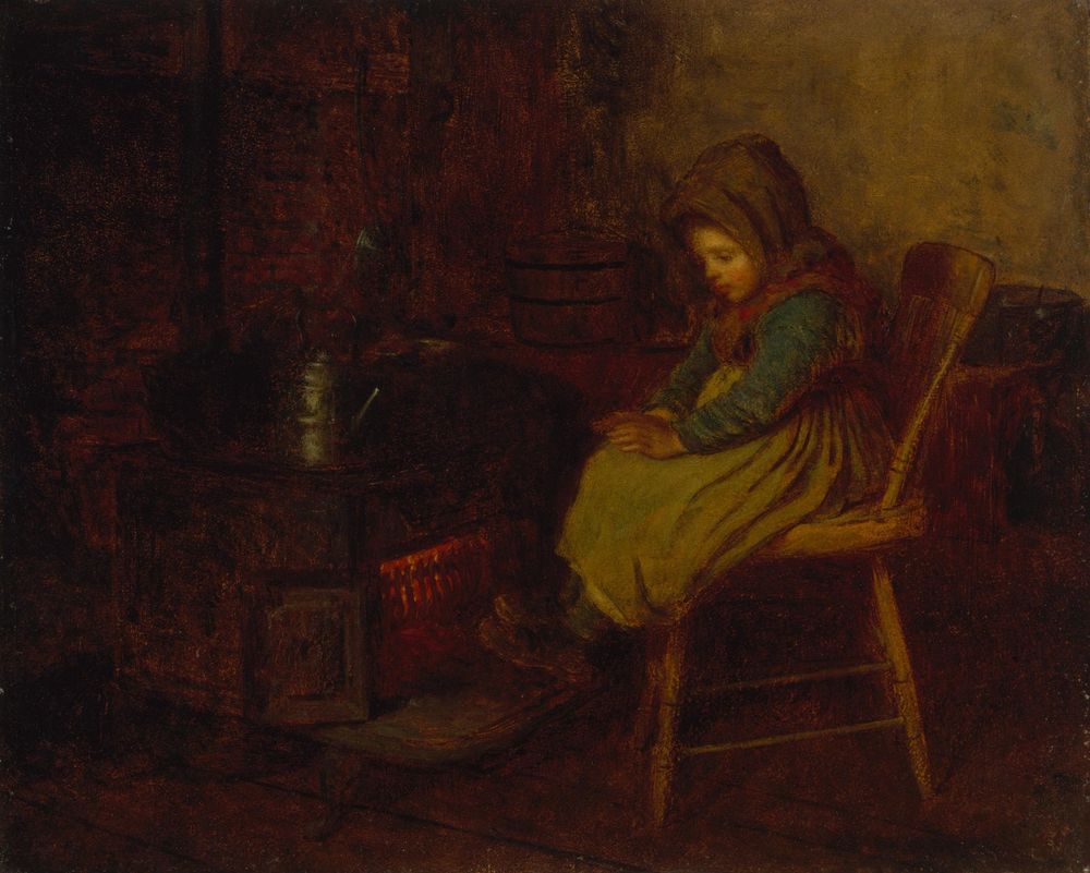 Home and Warmth - by Eastman Johnson