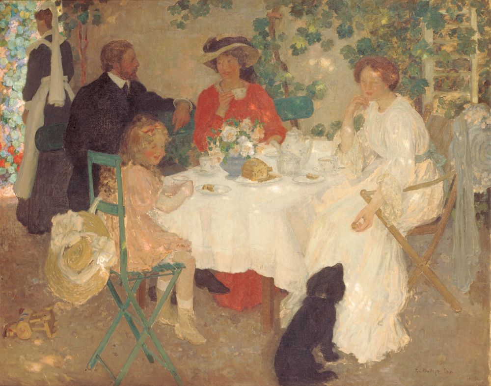 Al fresco - by E. Phillips Fox