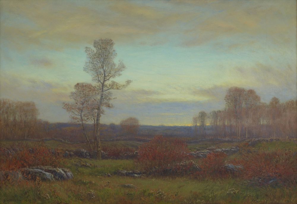 Evening: Late October - by Dwight William Tryon