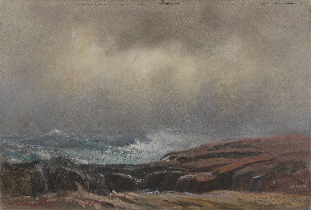 A Northeaster - by Dwight William Tryon