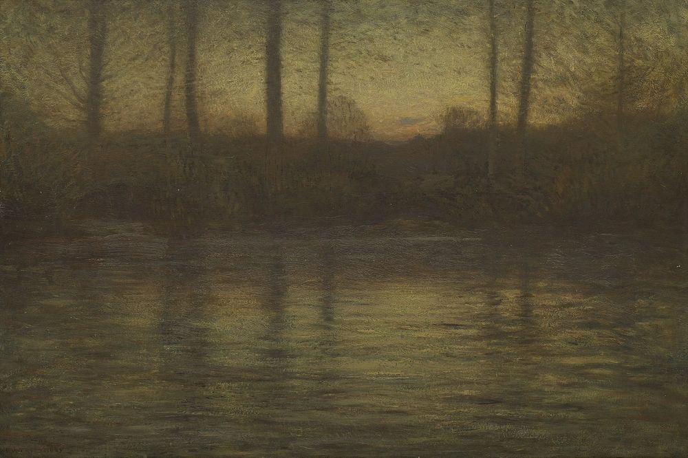 The Evening Star - by Dwight William Tryon