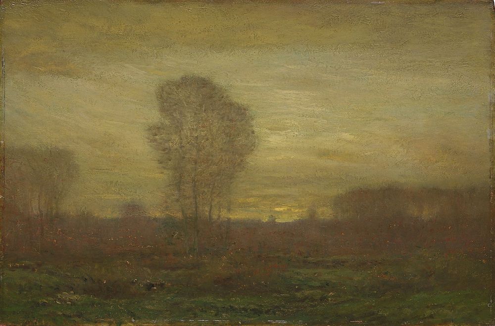 An Autumn Evening - by Dwight William Tryon