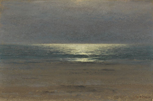 The Sea: Moonlight - by Dwight William Tryon