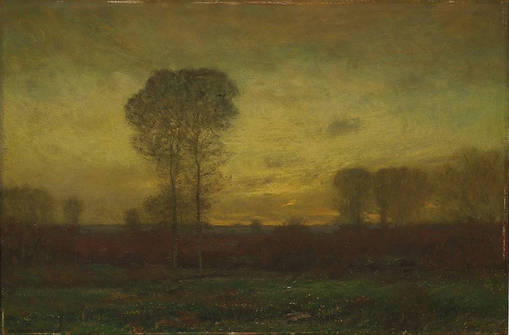 Twilight: Autumn - by Dwight William Tryon