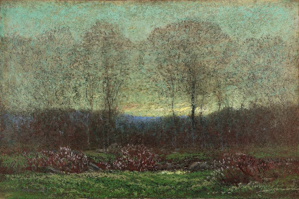 Autumn Evening - by Dwight William Tryon