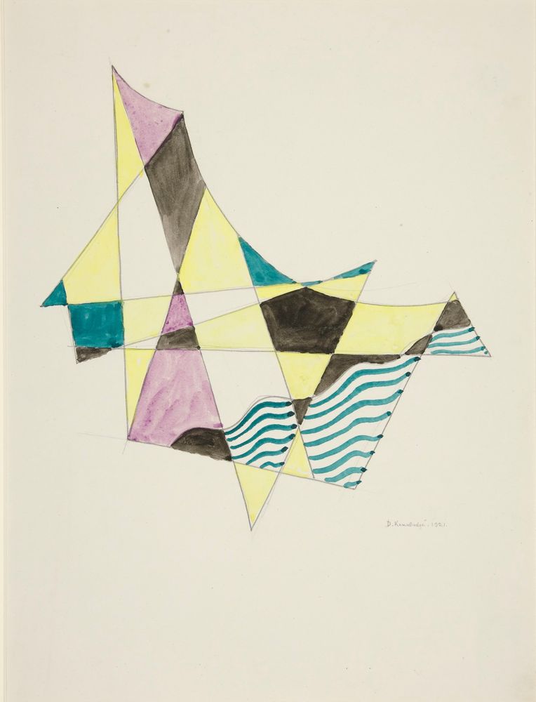 Abstraction Based on Sails - by David Kakabadze