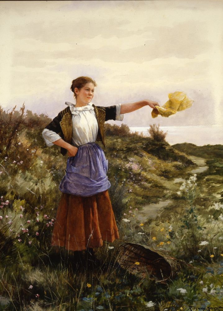 The Farewell - by Daniel Ridgway Knight