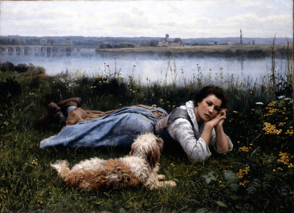 Reverie - by Daniel Ridgway Knight