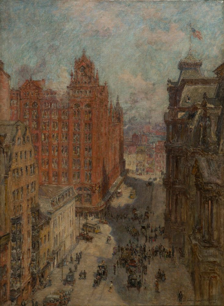 Broad Street Station, Philadelphia - by Colin Campbell Cooper