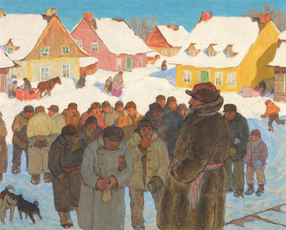 Napoleon Laliberte Reports Village News - by Clarence Gagnon