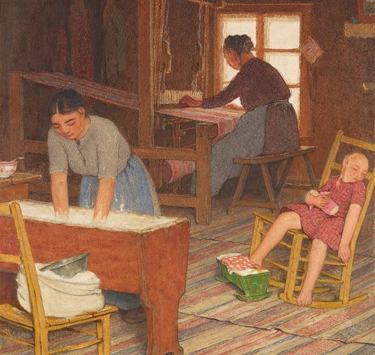 Baking and Weaving - by Clarence Gagnon