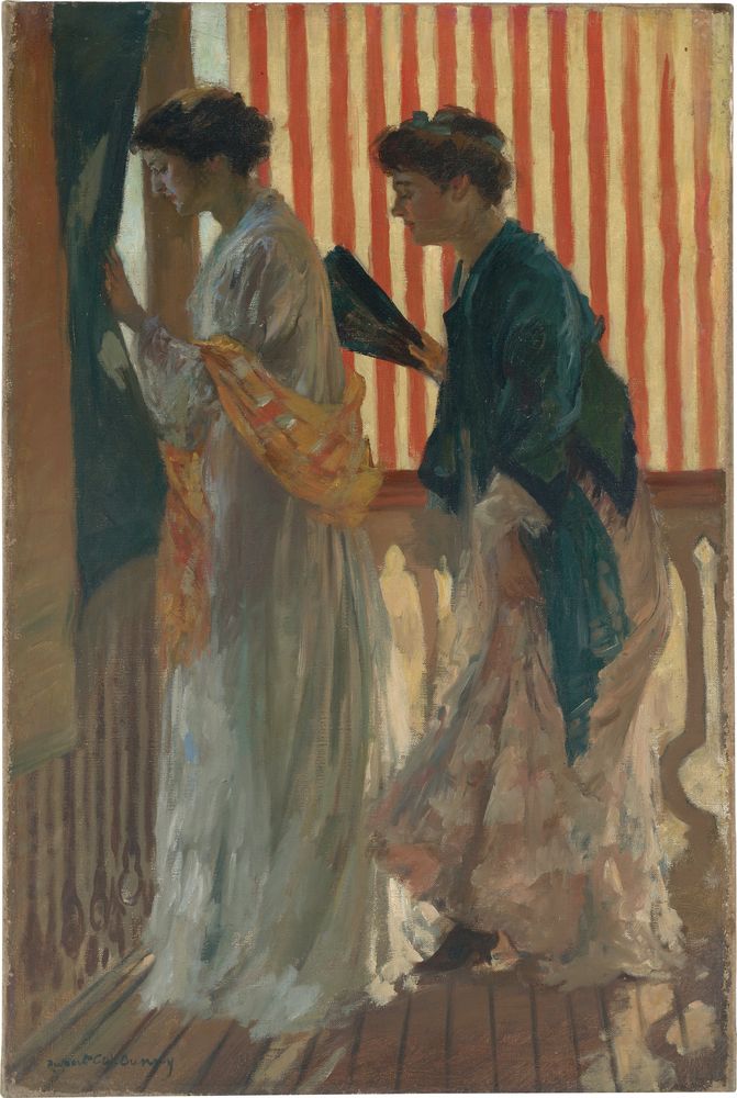 Who comes? - by Rupert Bunny