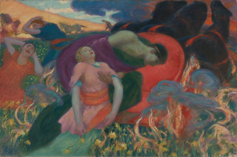 The Rape of Persephone - by Rupert Bunny