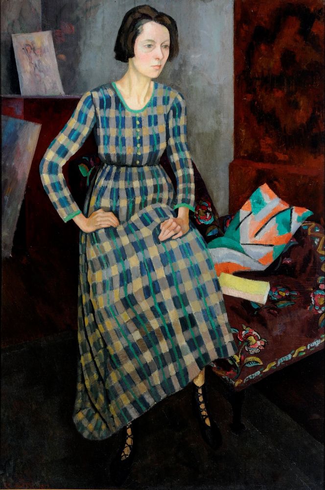 "Portrait of Nina Hamnett" - by Roger Fry