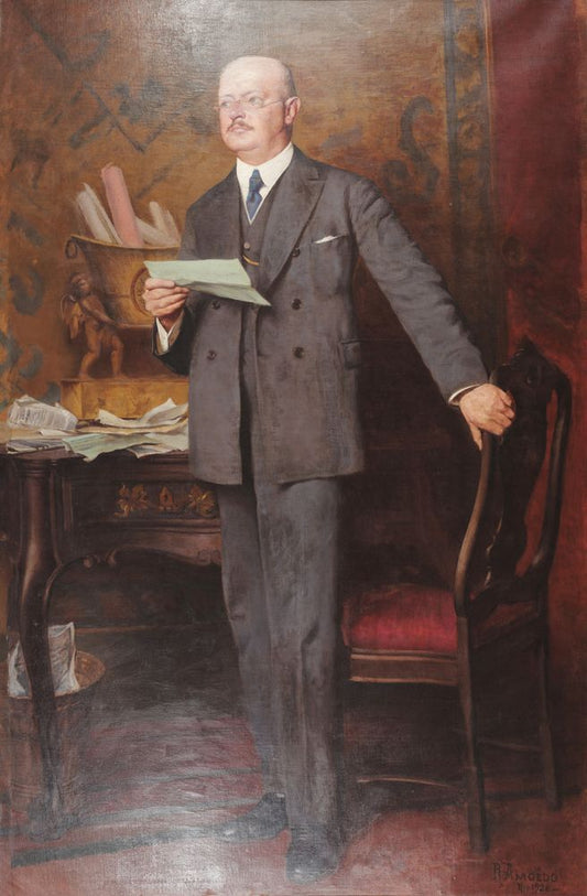 Portrait of Jose Maria Witaker - by Rodolfo Amoedo