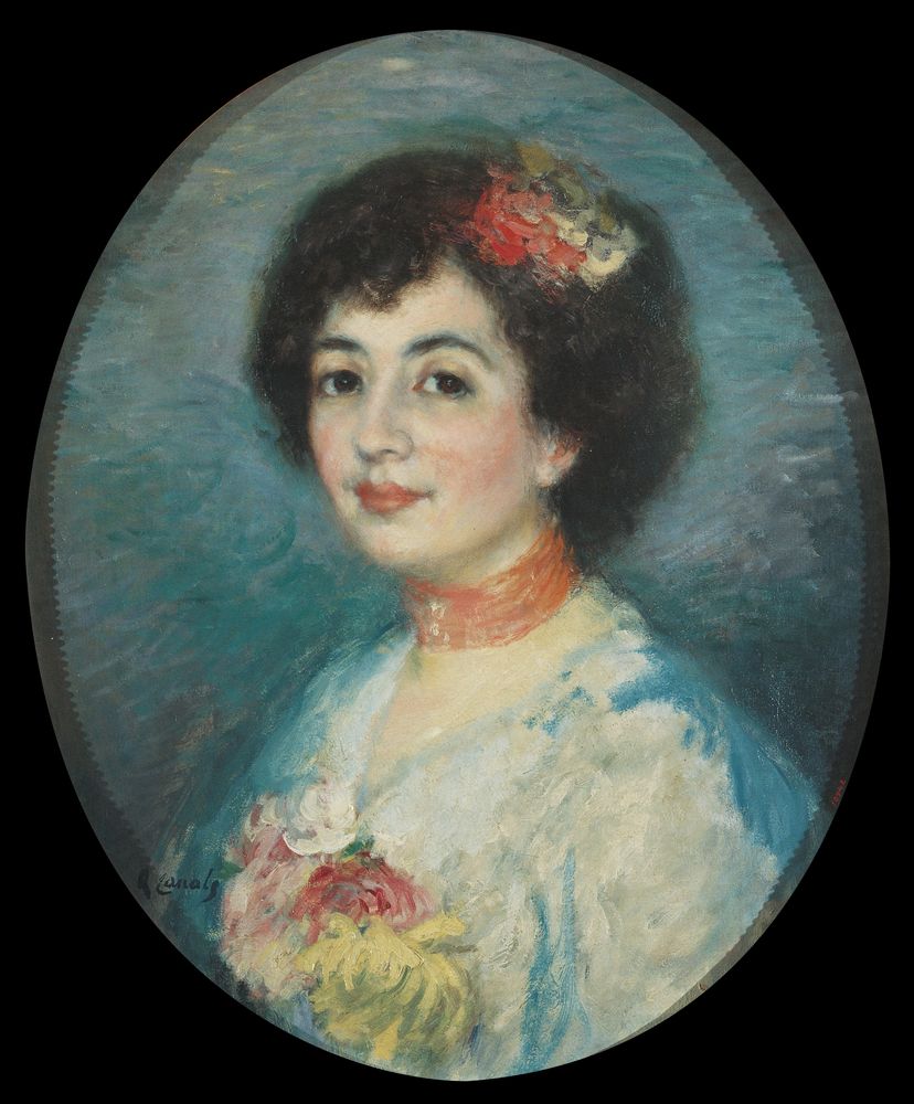 Portrait of Mrs Amouroux, the Artist's Sister-in-Law - by Ricard Canals