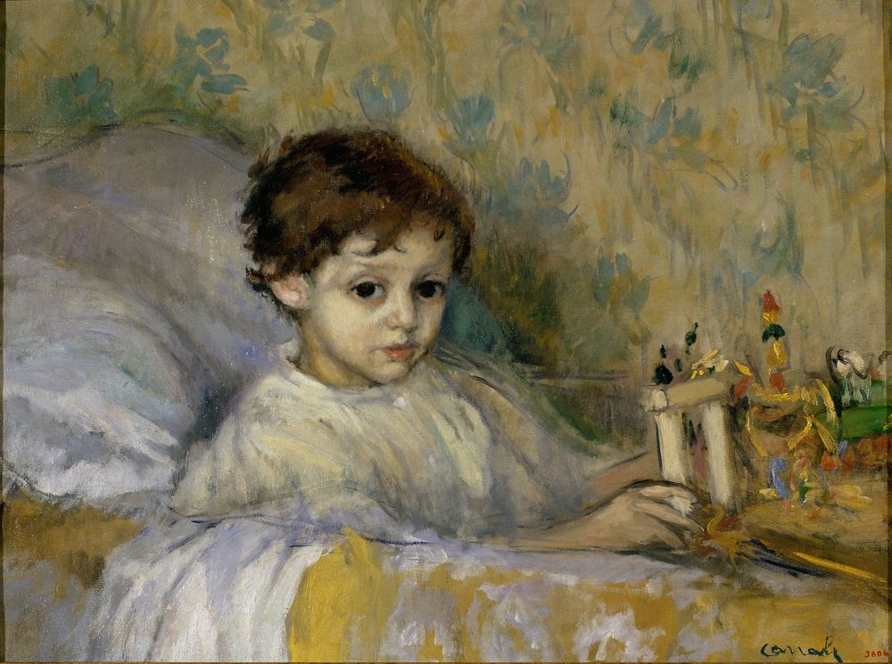 Sick Child (Octavi, the artist's son) - by Ricard Canals