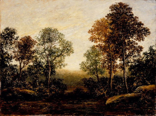 Landscape with Trees - by Ralph Albert Blakelock