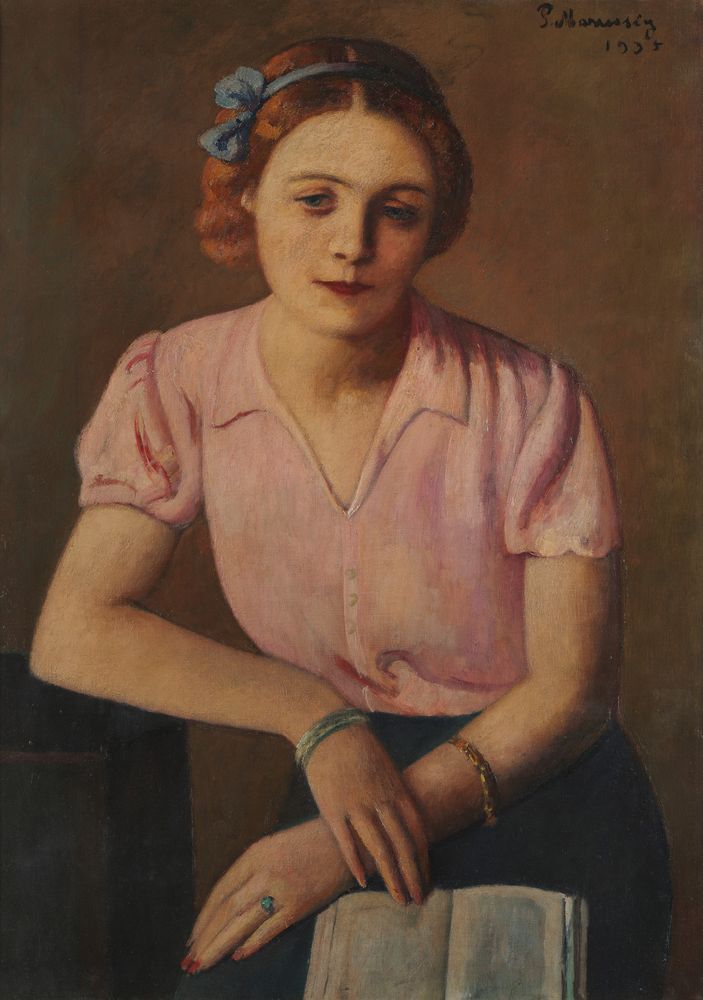 La lettrice - by Piero Marussig