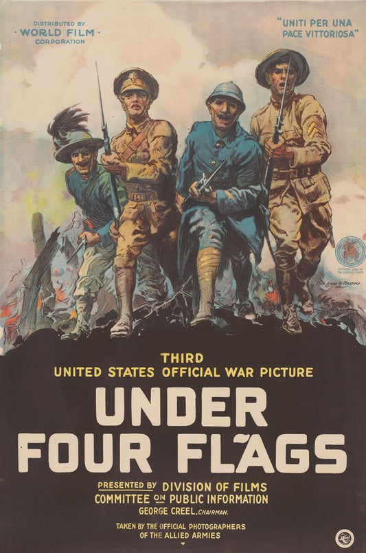 Third United States Official War Picture Under Four Flags - by Philip Martiny