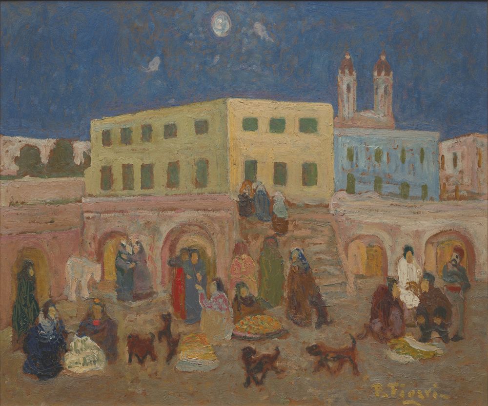 El Patio - by Pedro Figari