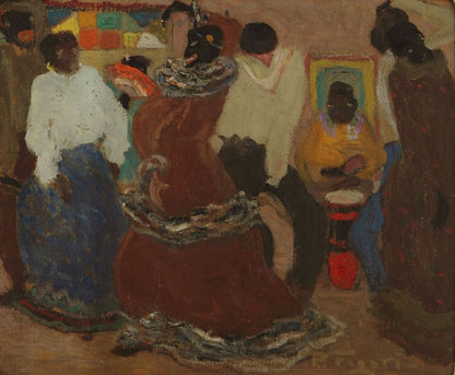 Candombe - by Pedro Figari