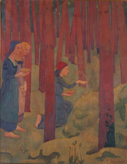 L'Incantation ou Le Bois sacré - by Paul Sérusier