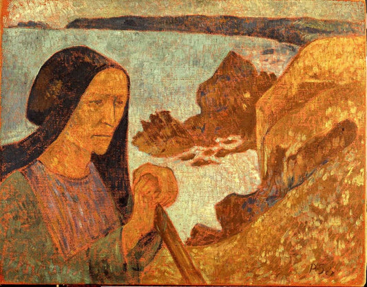 La Vieille du Pouldu - by Paul Sérusier