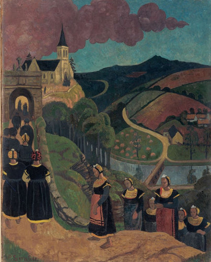 Le Pardon de Notre-Dame-des-Portes à Châteauneuf du Faou - by Paul Sérusier