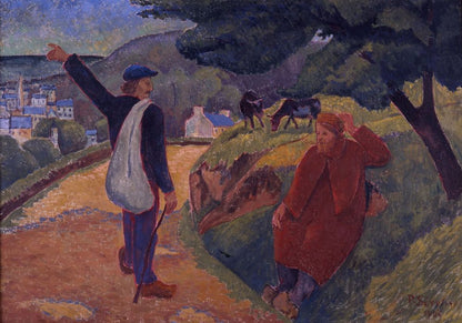 L'Adieu à Gauguin - by Paul Sérusier