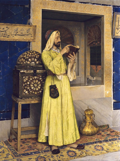 The miracle well (Reading Arab) - by Osman Hamdi Bey