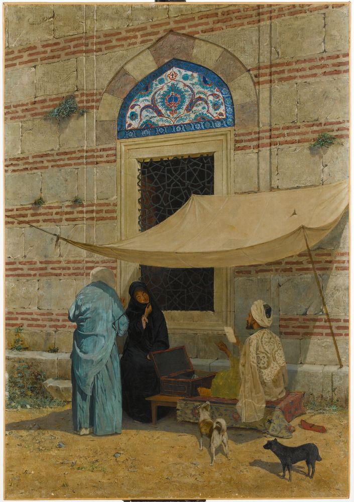 The Petitioner - by Osman Hamdi Bey