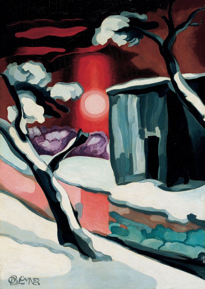 Last Evening of the Year - by Oscar Florianus Bluemner