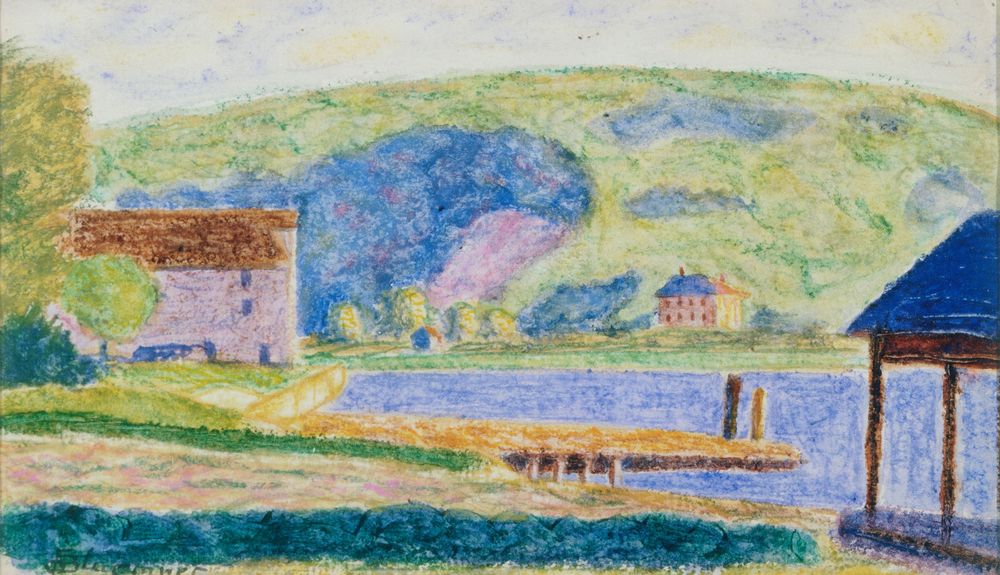 Cold Spring Harbor - by Oscar Florianus Bluemner