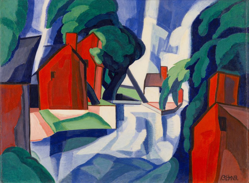 Blue Day - by Oscar Florianus Bluemner