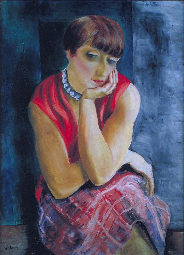 Portrait of Mrs. Renée Kisling [Portrait de Madame Renée Kisling] - by Moïse Kisling