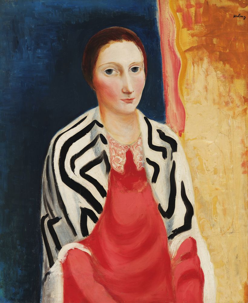 Portrait of Renee Kisling - by Moïse Kisling