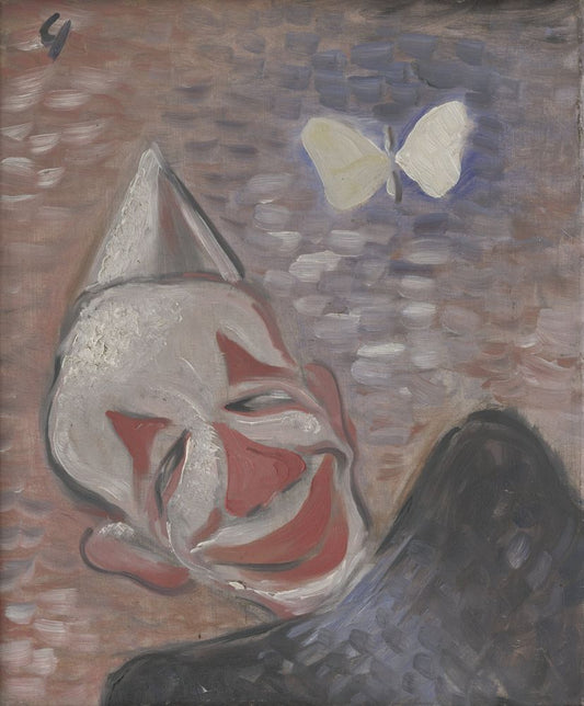 Clown With a Butterfly (Buffoon) - by Mikuláš Galanda