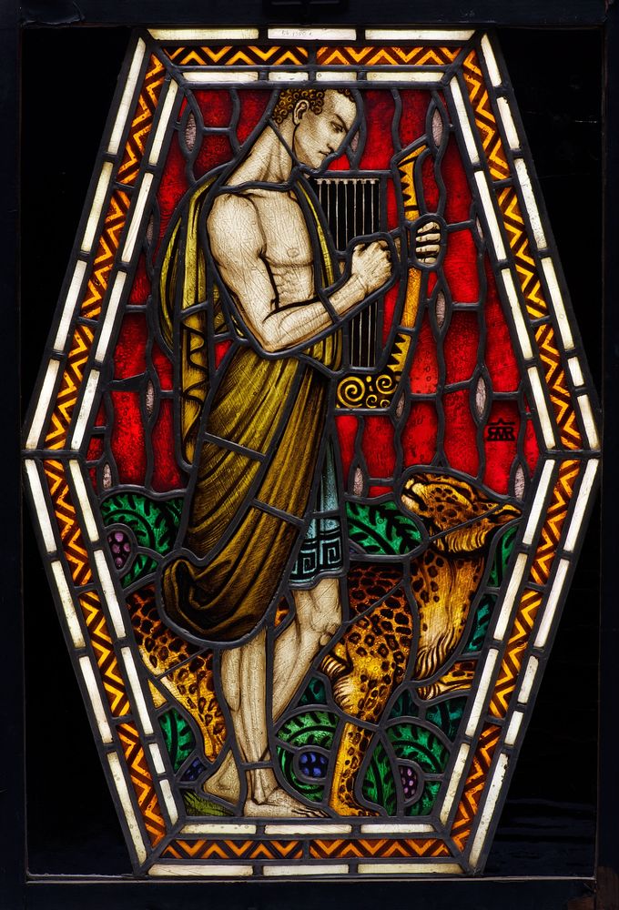 Stained glass - "Orpheus" - by Miksa Róth